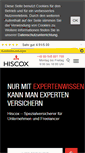 Mobile Screenshot of hiscox.de